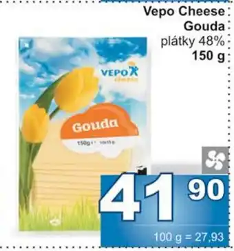 Jip Vepo Cheese Gouda plátky 48% 150 g nabídka