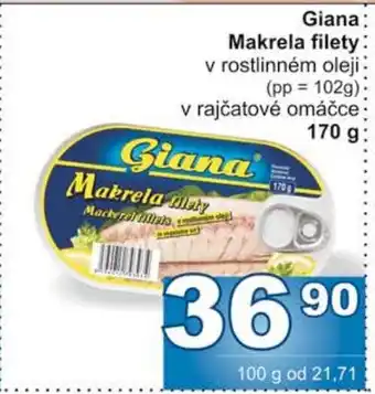 Jip Giana Makrela filety nabídka