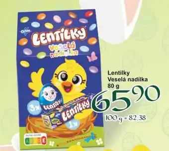 Jip Lentilky Veselá nadílka 80 g nabídka