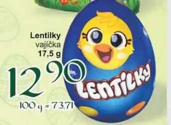 Jip Lentilky vajíčka 17,5 g nabídka