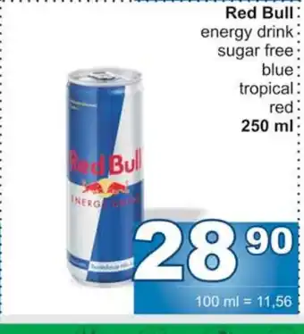 Jip Red Bull energy drink nabídka