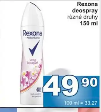 Jip Rexona deospray nabídka