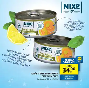 Lidl TUŇÁK V EXTRA PANENSKÉM OLIVOVÉM OLEJI nabídka