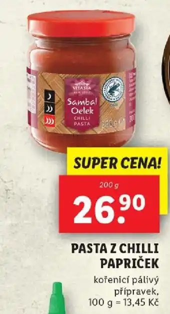 Lidl PASTA Z CHILLI PAPRIČEK nabídka