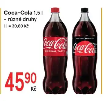 Žabka Coca-Cola 1,5 l. nabídka