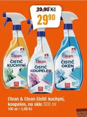 TEMPO Clean & Clean čistič kuchyní, koupelen, na sklo 500 ml nabídka