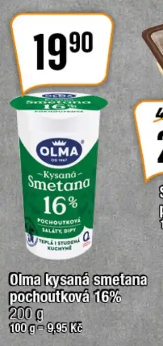 TEMPO Olma kysaná smetana pochoutková 16% 200 g nabídka