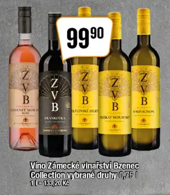 TEMPO Vino Zámecké vinařství Bzenec Collection vybrané druhy 0,75 L nabídka