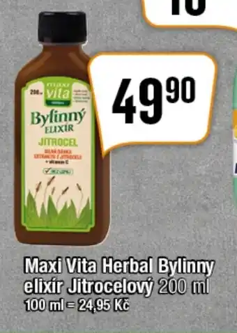 Maxi Vita Herbal Bylinny elixir Jitrocelový 200 ml