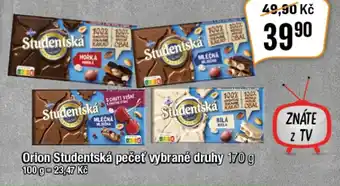 TEMPO Orion Studentská pečeť vybrané druhy 170 g nabídka