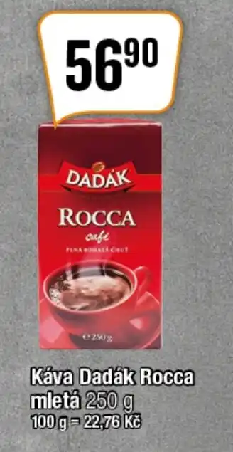 TEMPO Káva Dadák Rocca mletá 250 g nabídka