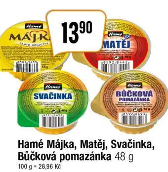 TEMPO Hamé Májka, Matěj, Svačinka, Bůčková pomazánka 48 g nabídka