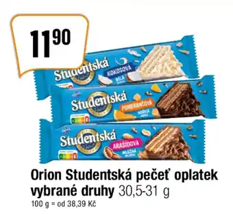TEMPO Orion Studentská pečeť oplatek vybrané druhy 30,5-31 g nabídka