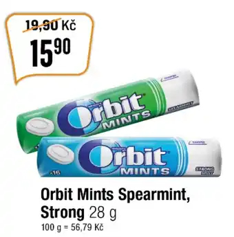 TEMPO Orbit Mints Spearmint, Strong 28 g nabídka