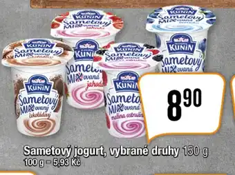TEMPO Sametový jogurt, vybrané druhy 150 g nabídka