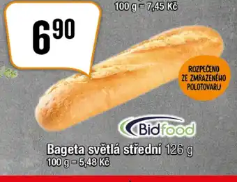 Bageta světlá střední 126 g