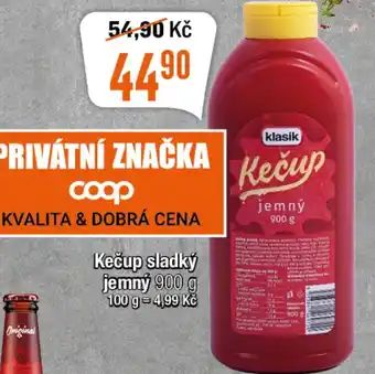 TEMPO Kečup sladký jemný 900 g nabídka
