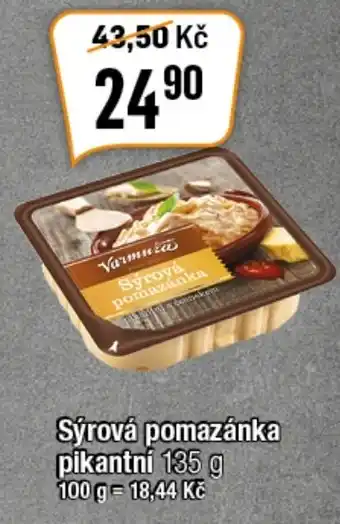 TEMPO Sýrová pomazánka pikantní 135 g nabídka
