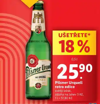 Lidl Pivo pilsner urquell nabídka