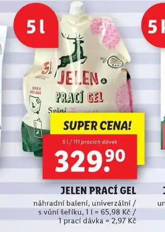 Lidl Jelen prací gel nabídka
