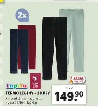 Lidl Termo legíny nabídka