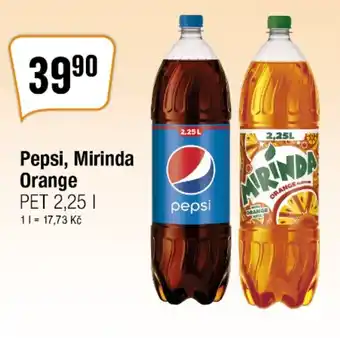 TEMPO Pepsi, Mirinda Orange 2.25L nabídka