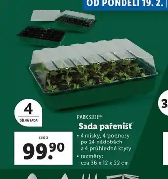 Lidl Sada pařenišť nabídka
