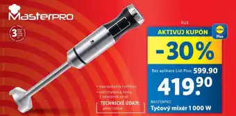 Lidl Tyčový mixer 1000 w nabídka