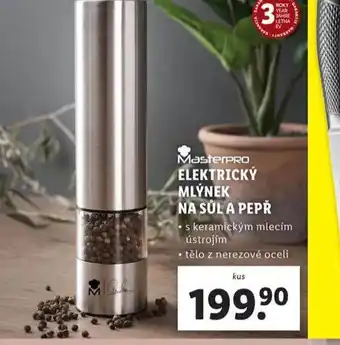 Elektrický mlýnek na sůl a pepř