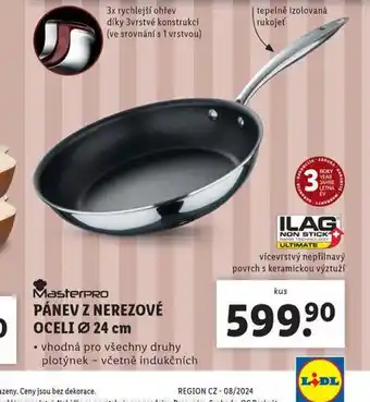 Lidl Pánev z nerezové oceli 24 cm nabídka