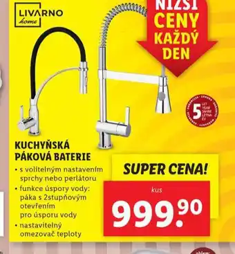 Lidl Kuchyňská páková baterie nabídka