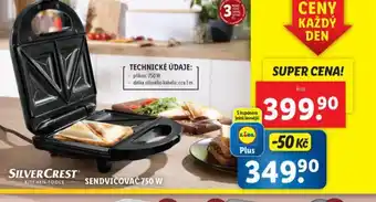Lidl Sendvičovač nabídka