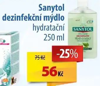 SEVT Sanytol dezinfekční mýdlo hydratační 250 ml nabídka
