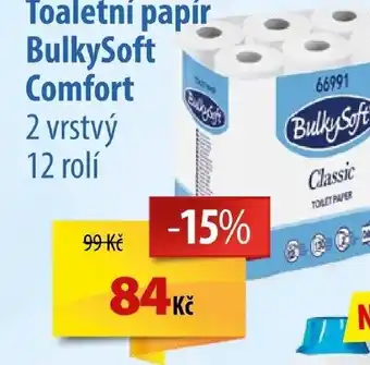 SEVT Toaletní papír BulkySoft Comfort 2 vrstvý 12 rolí nabídka