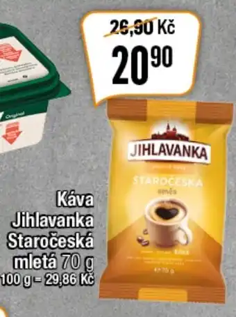 TEMPO Káva Jihlavanka Staročeská mletá 70 g nabídka