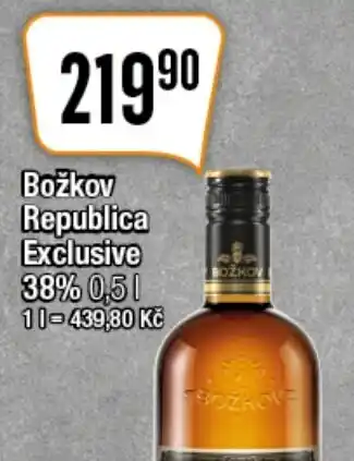 TEMPO Božkov Republica Exclusive 38% 0,5L nabídka