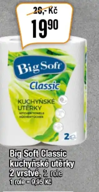 Big Soft Classic kuchyňské utěrky 2 vrstvé