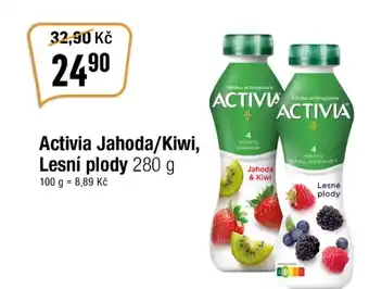 TEMPO Activia Jahoda/Kiwi, Lesní plody 280 g nabídka