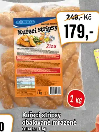 TEMPO Kuřecí stripsy obalované mražené nabídka