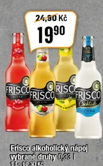 TEMPO Frisco alkoholický nápoj vybrané druhy 0,33L nabídka