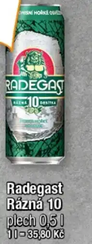 TEMPO Radegast Rázná 10 0.5L nabídka