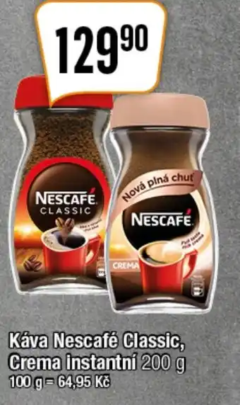 TEMPO Káva Nescafé Classic, Crema instantní 200 g nabídka