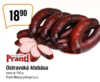 TEMPO Ostravská klobása nabídka