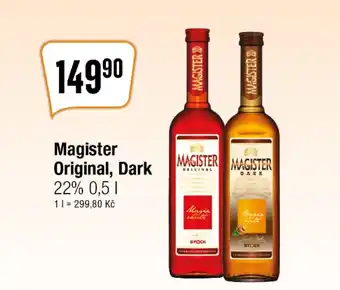 TEMPO Magister Original, Dark 22% 0,5 L nabídka
