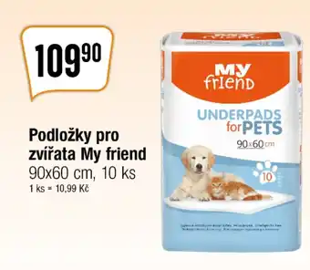 Podložky pro zvířata My friend