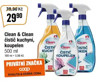 TEMPO Clean & Clean čistič kuchyní, koupelen 500 ml nabídka