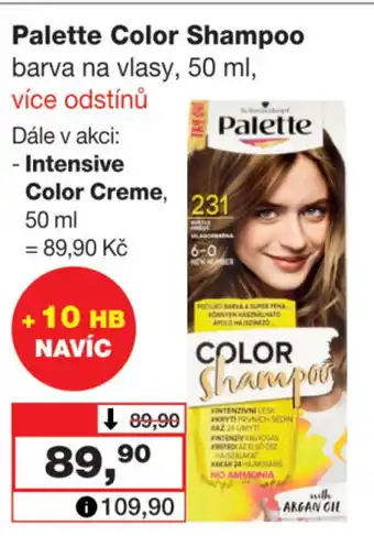Barvy a laky drogerie Palette Color Shampoo barva na vlasy, 50 ml nabídka