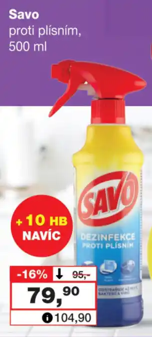 Barvy a laky drogerie Savo proti plísním, 500 ml nabídka
