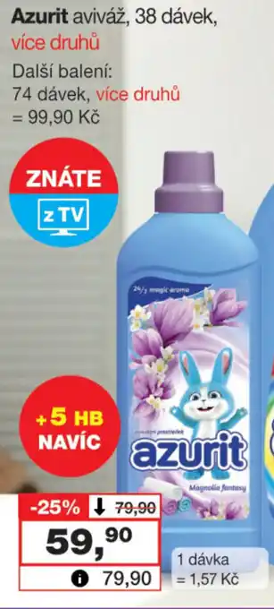 Barvy a laky drogerie Azurit aviváž, 38 dávek nabídka