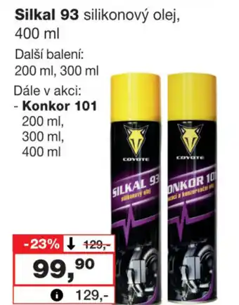 Barvy a laky drogerie Silkal 93 silikonový olej, 400 ml nabídka